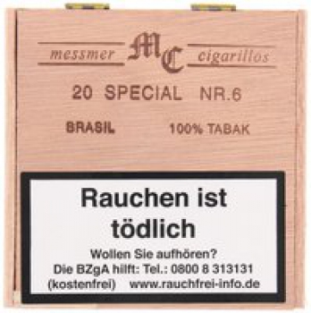 Messmer MC Special Brasil (Cigarillos) - 20 Stück - Schachtel