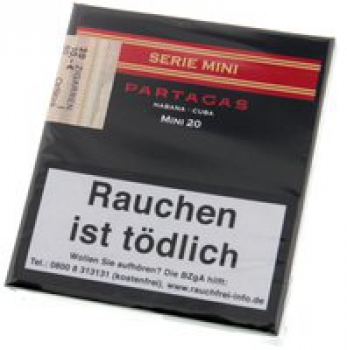 Partagas Cigarillos Serie Mini Zigarillos - 20 Stück in Schachtel