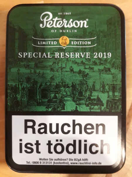 Peterson Special Reserve 2019 Limited 100gr.