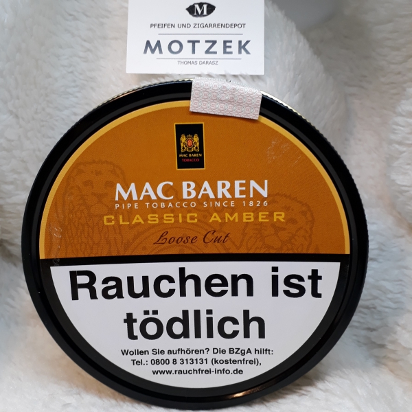 Mac Baren »AMBER - früher Vanilla Toffee Cream« 100gr.