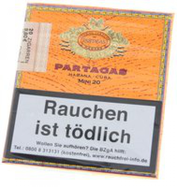 Partagas Cigarillos Mini - 20 Stück - Schachtel