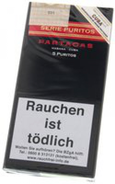 Partagas Cigarillos Serie Puritos - 5 Stück in Schachtel