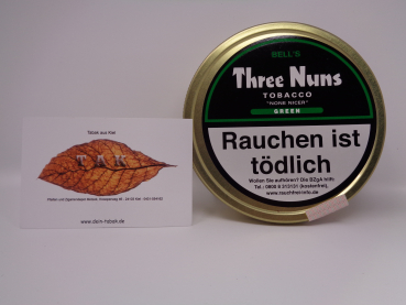 Bell's Three Nuns GREEN - 50gr. - Restbestand ! - Artikel läuft aus !