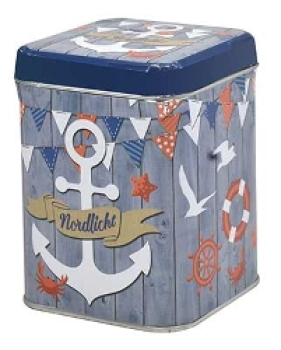 1 Tabakdose für ca. 50gr Tabak "Nordlicht"