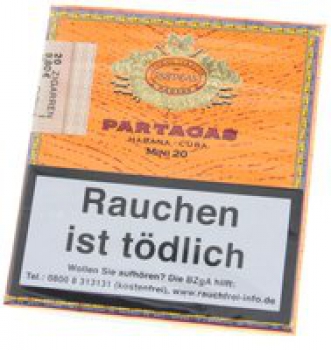 Partagas Cigarillos Mini - 20 Stück - Schachtel