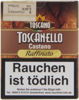 Toscano Toscanello Castano Raffinato - 5 Stück in Schachtel - Kopie