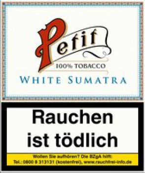 Nobel Petit White Sumatra (ehemals Fine Sumatra) - 20 Stück - Schachtel