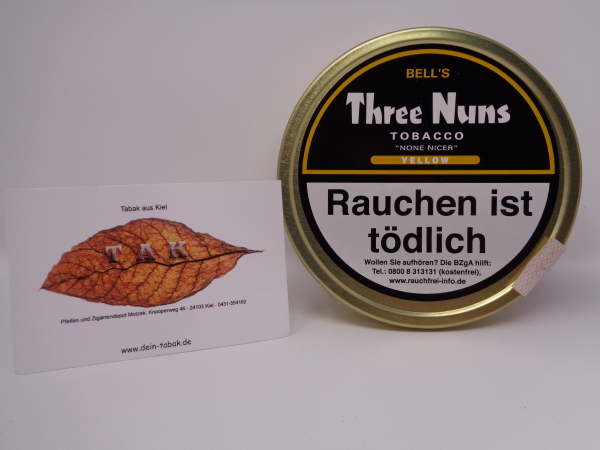 Bell's Three Nuns YELLOW - 50gr. - Restbestand ! - Dieser Tabak wird nicht mehr produziert !