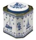 1 Tabakdose für ca.100gr Tabak "Sailing Boat"