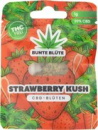 Bunte Blüte CBD-Hash Strawberry Kush 20% CBD 1g Beutel THC-Frei